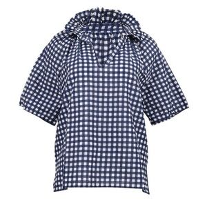 A Shirt Thing Margot Gingham Blouse